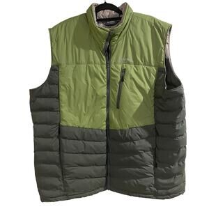 Simms Puffer Vest Nylon Full Zip West Fork Cyprus Green Mens 3XL